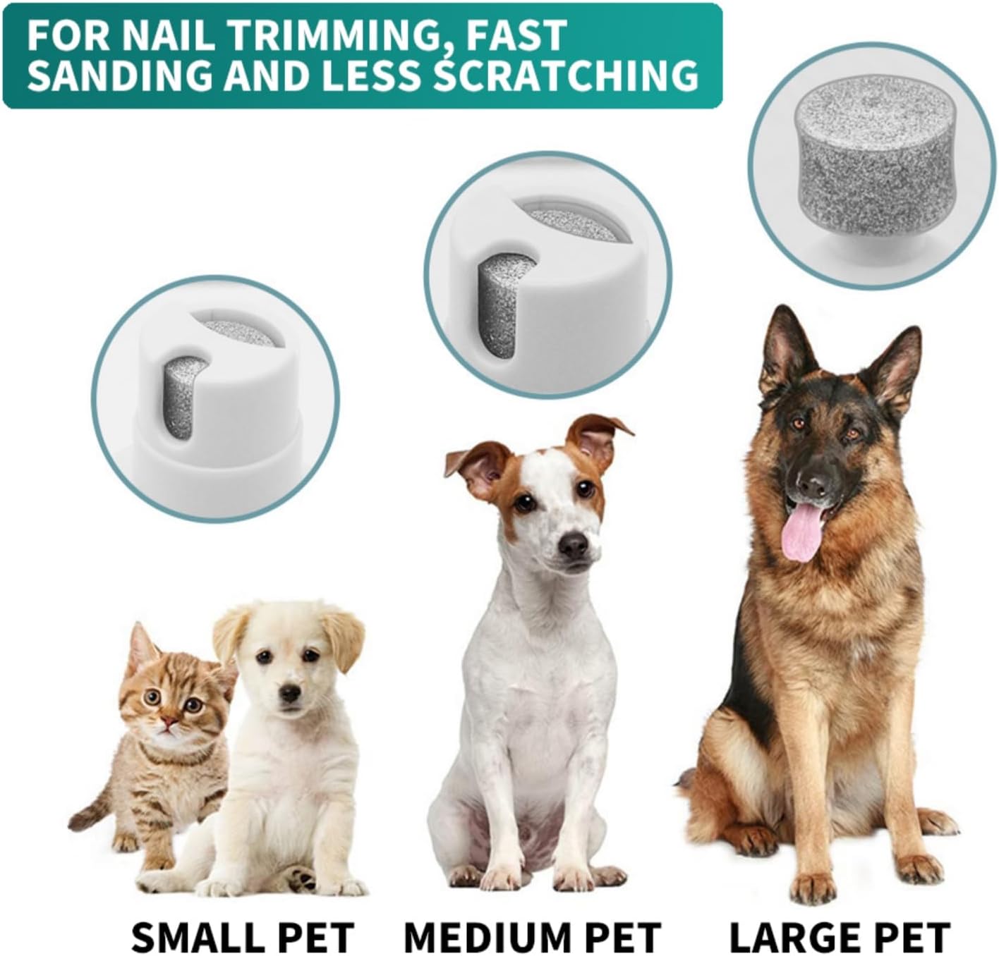مقص شعر الحيوانات الأليفة أدوا - مراجعة Pet Nail Grinder وسعره