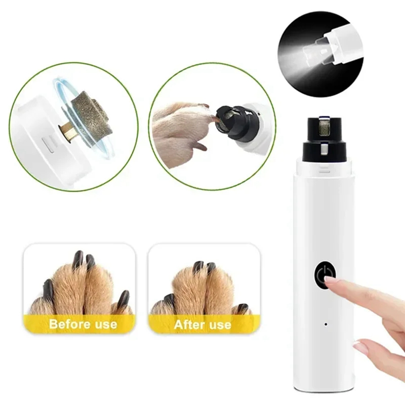 الكهربائية الكلب مسمار كليبرز  - مراجعة Pet Nail Grinder وسعره