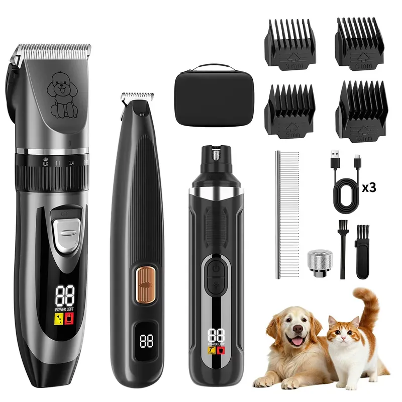 طقم ماكينة قص شعر الكلاب اللاس - مراجعة Pet Nail Grinder وسعره
